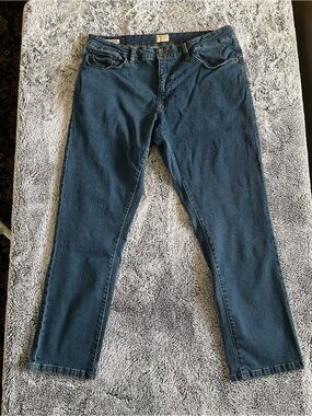 Weatherproof Stretch Men's Vintage Straight Jeans in Indigo Blue